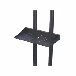 Стойка за под тип количка Sharp PD04-Tipster, Mobile Trolley, Dark Grey RAL7016, modern, minimalist style, max VESA 400 x 400 mm, 4 different height settings, portrait and landscape orientation support, L50PD04-TIPSTER