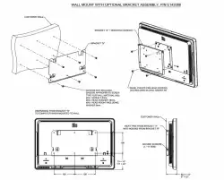 Стойка за стена Elo E143088 KIT,WALL MOUNT, ESYxx EX-Series за Тъч Компютри Elo серия E, X, I Wall mount for E-/I-/X-Series Intel/Windows based all-in-one touch computers