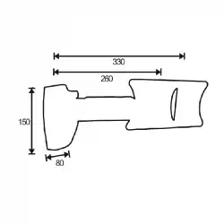 Стойка за стена OMB BISOLUTION 10- 40 inch, Max 20kg, Min 50x50, Max 200x200, two joints, Min Distance from Wall: 80 mm, Max Distance from Wall: 260 mm, Full Rotation, -20°/+20° Tilt,  Easy Tilt, Easy Hanging System, Hidden Cables, Black, product code: 06101