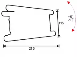 Стойка за стена OMB EASYGO 100, 10" - 40", Max 20kg, Min VESA 50, Max VESA 200x100, Distance from wall - 50 mm, 10° down tilt and a 5° up tilt, Черна, product code: 6142