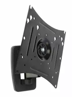 Стойка за стена OMB GYRO 1, 10"- 32", Max 20kg, Min VESA 75, Max VESA 200x100, Distance from wall 50mm, 30° left/right turn, 10° down/ 10° up tilt, 360° rotation, Easy Hanging System, Aligning System, Easy Tilt, Черна, product code: 06173