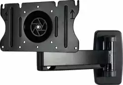 Стойка за стена OMB GYRO 2, 10"- 32", Max 20kg, Min VESA 75, Max VESA 200x100, Distance from wall - from 50mm to 290mm, 90° left/right turn, 90° rotation left/right, 10° down/ 10° up tilt, 360° rotation, Easy Hanging System, Aligning System, Easy Tilt, Черна, product code: 06171