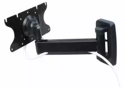 Стойка за стена OMB GYRO 2, 10"- 32", Max 20kg, Min VESA 75, Max VESA 200x100, Distance from wall - from 50mm to 290mm, 90° left/right turn, 90° rotation left/right, 10° down/ 10° up tilt, 360° rotation, Easy Hanging System, Aligning System, Easy Tilt, Черна, product code: 06171