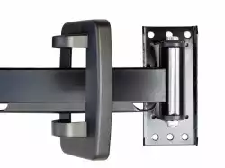 Стойка за стена OMB GYRO 3 EXTRA, 10"- 40", Max 25kg, Min VESA 75, Max VESA 200, Distance from wall - from 50mm to 376mm, 90° left/right turn, 360° rotation(arm), 90° rotation left/right, 10° down/ 10° up tilt, 360° rotation, Easy Tilt, Черна, product code: 06176