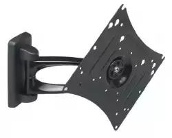 Стойка за стена OMB LUNAR 2, 10"- 40", Max 30kg, Min VESA 50, Max VESA 200, Distance from wall - from 55mm to 450mm, 90° left/right turn, 90° rotation left/right, 16° down/ 16° up tilt, 360° rotation, Easy Hanging System, Aligning System, Easy Tilt, Черна, product code: 06107