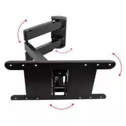 Стойка за стена OMB OLED 3 , 37-55 inch, Max 25kg, Min 200x200, Max 400x200, Full Rotation, Full Tilt, Min Distance from Wall: 55 mm, Max Distance from Wall: 636 mm Aligning System, Easy Tilt, Hidden Cables, Easy Hanging System, Black, product code: 06205