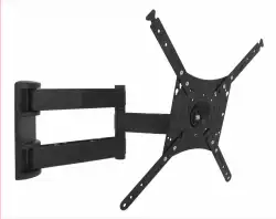 Стойка за стена OMB ROMBI, 40"- 56", Max 25kg, Min VESA 50, Max VESA 400, Distance from wall - from 65mm to 490mm, 90° left/right turn, 90° rotation left/right,  360° rotation, Easy Hanging System, Aligning System, Easy Tilt, Hidden Cable, Черна, product code: 06183