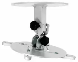 Стойка за таван OMB MONOPROJECTOR, Black, Max 15kg, All-Sizes-Fit System - Универсален размер, Distance from ceiling from 145mm to 184.5mm, 360° rotation, 30° down/ 30° up tilt, черна, product code: 06080