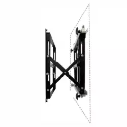 Стойка за видеостена OMB IN-OUT 42-65 inch Max 50kg, Min 150x150, Max 400x400, Min Distance from Wall 78 mm, Easy Hanging System, Optional Adaptor kit, Black, product code: 04510