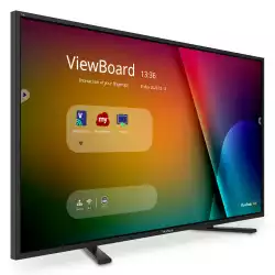 Тъч Дисплей ViewSonic IFP4320 42.51 inch 4K UHD, 3840x2160, PCAP 10 points touch, 350nits, 1000:1, 16GB storage, 3GB RAM, ARM Quad Core A73+A53, DisplayPort, HDMI, DVI, VGA, RS232, RJ45, USB-C, RCA, 2xUSB 2.0, 2x10W Speakers, Table Stand incl