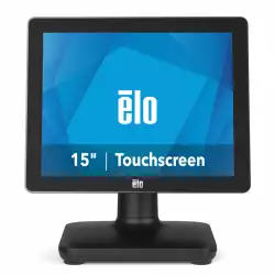 Тъч компютър EloPOS EPS15S2-2UWB-1-MT-4G-1S-W1-64-BK 15" touchscreen,  p/n E931524, 4:3, Celeron, 4GB RAM, 128SSD, Projected Capacitive 10-touch, Zero-Bezel, Antiglare, Black, with I/O Hub Stand, USB-C, Windows 10