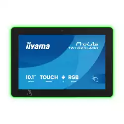 Tъч Компютър IIYAMA TW1025LASC-B3PNR, 10.1 inch IPS, PCAP, 1280x800, 450cd/m2, 1000:1, 25ms, 3 x USB, LAN, PoE, Mic, Audio In/Out, Android 13, Quad-Core, 4GB RAM, 32GB eMMC, WiFi, BT, 5MP Webcam, 24/7, NFC, RFID, RGB LED Indicator, SD-Card                          