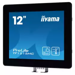 Тъч Монитор IIYAMA TF1215MC-B1 12.1 inch IPS LED Panel, 1024x768 4:3, Open-Frame, Projective Capacitive 10 point touch, 450cd/m2, 1000:1, 25ms, VGA, HDMI, DisplayPort, USB, IP65 front, Through Glass