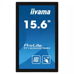Тъч Монитор IIYAMA TF1634MC-B8 15.6 inch IPS LED Panel, 1920x1080, OPEN FRAME, 10points projective capacitive touch, VGA, HDMI, Displayport, 450cd /m, 25ms
