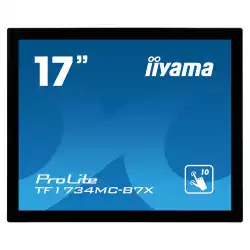 Тъч Монитор IIYAMA TF1734MC-B7X 17 inch TN LED Panel, OPEN FRAME, 1280x1024, 5:4, Projective Capacitive 10 point touch with Anti-Fingerprint coating, 315cd/m2, 5ms, 1000:1, VGA, HDMI, Displayport, IP65 front, Glass thickness 7 mm
