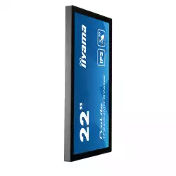 Тъч Монитор IIYAMA TF2234MC-B7AGB 21.5 inch Open Frame, 10-point Multi-Touch Projective Capacitive, IPS LED, 1920x1080, 300cd/m2, 8ms, Protection glass 6H, Bezel-Free, HDMI, VGA, DisplayPort, Anti-Glare coated glass