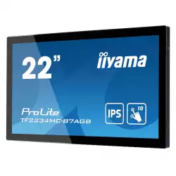 Тъч Монитор IIYAMA TF2234MC-B7AGB 21.5 inch Open Frame, 10-point Multi-Touch Projective Capacitive, IPS LED, 1920x1080, 300cd/m2, 8ms, Protection glass 6H, Bezel-Free, HDMI, VGA, DisplayPort, Anti-Glare coated glass