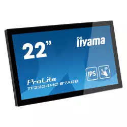 Тъч Монитор IIYAMA TF2234MC-B7AGB 21.5 inch Open Frame, 10-point Multi-Touch Projective Capacitive, IPS LED, 1920x1080, 300cd/m2, 8ms, Protection glass 6H, Bezel-Free, HDMI, VGA, DisplayPort, Anti-Glare coated glass