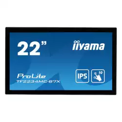 Тъч Монитор IIYAMA TF2234MC-B7X 21.5 inch Open Frame, 10-point Multi-Touch Projective Capacitive, IPS LED, 1920x1080, 305cd/m2, 8ms, HDMI, VGA, DisplayPort