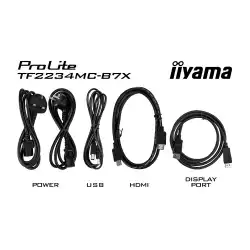 Тъч Монитор IIYAMA TF2234MC-B7X 21.5 inch Open Frame, 10-point Multi-Touch Projective Capacitive, IPS LED, 1920x1080, 305cd/m2, 8ms, HDMI, VGA, DisplayPort
