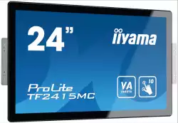 Тъч Монитор IIYAMA TF2415MC-B2 23.8" Open Frame, 10-point Multi-Touch Projective Capacitive with Anti-Fingerprint coating, VA LED, 1920x1080, 315cd/m2, 16ms, 3000:1, IP65-Front, Bezel-Free, HDMI, VGA, Displayport, Touch through-glass (Thru Glass TM)
