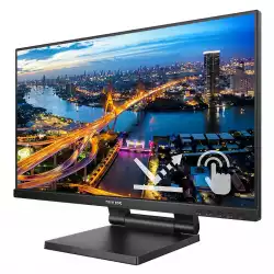 Тъч Монитор Philips 222B1TC/00 21.5 inch LED, IPS panel, 10-points SmoothTouch, 7H, 16:9, 1920x1080, 4ms, 250cd/m2, Display port, HDMI, VGA, 3xUSB, Speakers, Height adjustment