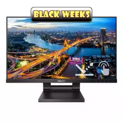 Тъч Монитор Philips 222B1TC/00 21.5 inch LED, IPS panel, 10-points SmoothTouch, 7H, 16:9, 1920x1080, 4ms, 250cd/m2, Display port, HDMI, VGA, 3xUSB, Speakers, Height adjustment                          