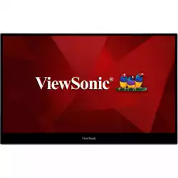Тъч Монитор ViewSonic TD1655 15.6 inch Projected Capacitive, 10-point multi-touch, 1920 x 1080 SuperClear  IPS LED, 6.5ms, 250 nits, Mini HDMI, USB-C, speakers