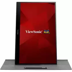 Тъч Монитор ViewSonic TD1655 15.6 inch Projected Capacitive, 10-point multi-touch, 1920 x 1080 SuperClear  IPS LED, 6.5ms, 250 nits, Mini HDMI, USB-C, speakers