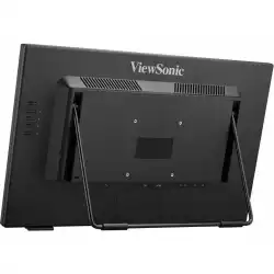 Тъч монитор ViewSonic TD2465 23.8", VA Panel, 1920 x 1080 FHD, Projected Capacitive, 10-point multi-touch, 16:9, 250 cd/m2, 3000:1, 20M:1, 7ms, Flicker-Free, Blue Light Filter, Hard Coating (7H), VGA, HDMI, DP, 3x USB, Speakers, Tilt, Kensington Lock, VESA 100, Black