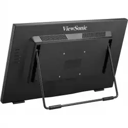 Тъч монитор ViewSonic TD2465 23.8", VA Panel, 1920 x 1080 FHD, Projected Capacitive, 10-point multi-touch, 16:9, 250 cd/m2, 3000:1, 20M:1, 7ms, Flicker-Free, Blue Light Filter, Hard Coating (7H), VGA, HDMI, DP, 3x USB, Speakers, Tilt, Kensington Lock, VESA 100, Black