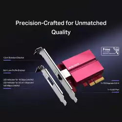 10 Gigabit PCle мрежов адаптер Mercusys MA510E