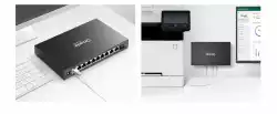 10-портов Gigabit Easy Managed комутатор TP-Link Omada ES210GP с 8-портов PoE+