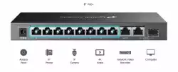 10-портов неуправляем комутатор TP Link Omada DS110GMP с 8-портов PoE+