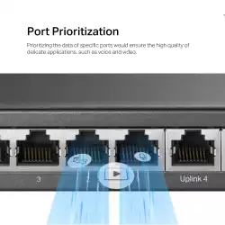 12-портов гигабитов настолен комутатор с 8 PoE+ порта Mercusys MS112GMP