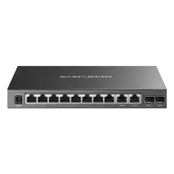 12-портов гигабитов настолен комутатор с 8 PoE+ порта Mercusys MS112GMP