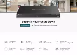 16-канален NVR TP-Link  VIGI NVR4016H