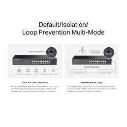 16-портов Gigabit Desktop/Rackmount комутатор Mercusys MS116GS
