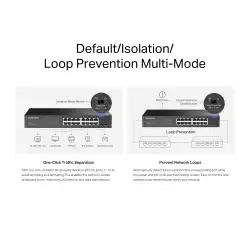 16-портов Gigabit Desktop/Rackmount комутатор Mercusys MS116GS