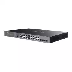 24-портов гигабитен PoE+ управляем комутатор TP-Link JetStream TL-SG3428XMP с 4 SFP+ порта