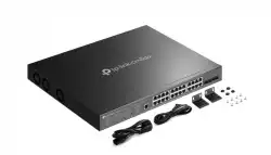 24-портов гигабитен PoE+ управляем комутатор TP-Link JetStream TL-SG3428XMP с 4 SFP+ порта