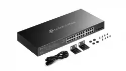 28-портов гигабитен управляем комутатор TP-Link Omada SG2428LP с 16-портов PoE+