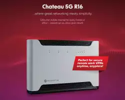 2-лентов рутер MikroTik Chateau 5G R16 D53G-5HacD2HnD-TC&RG520F-EU