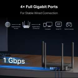 2-лентов Wi-Fi 7 рутер Mercusys MR25BE BE3600
