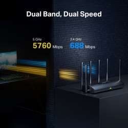 2-лентов Wi-Fi 7 рутер Mercusys MR37BE