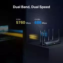 2-лентов Wi-Fi 7 рутер Mercusys MR37BE
