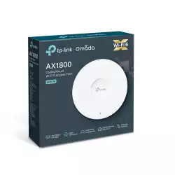 2-лентова Wi-Fi 6 точка за достъп TP-Link Omada EAP610 AX1800 с монтаж на таван