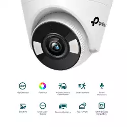 3MP пълноцветна куполна мрежова камера TP-Link 3MP Full-Color Turret Network Camera VIGI C430(2.8mm)