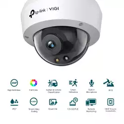 3MP пълноцветна куполна мрежова камера TP-Link VIGI C230(2.8mm)