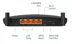 4G+ двулентов безжичен рутер TP-Link Archer MR600 AC1200